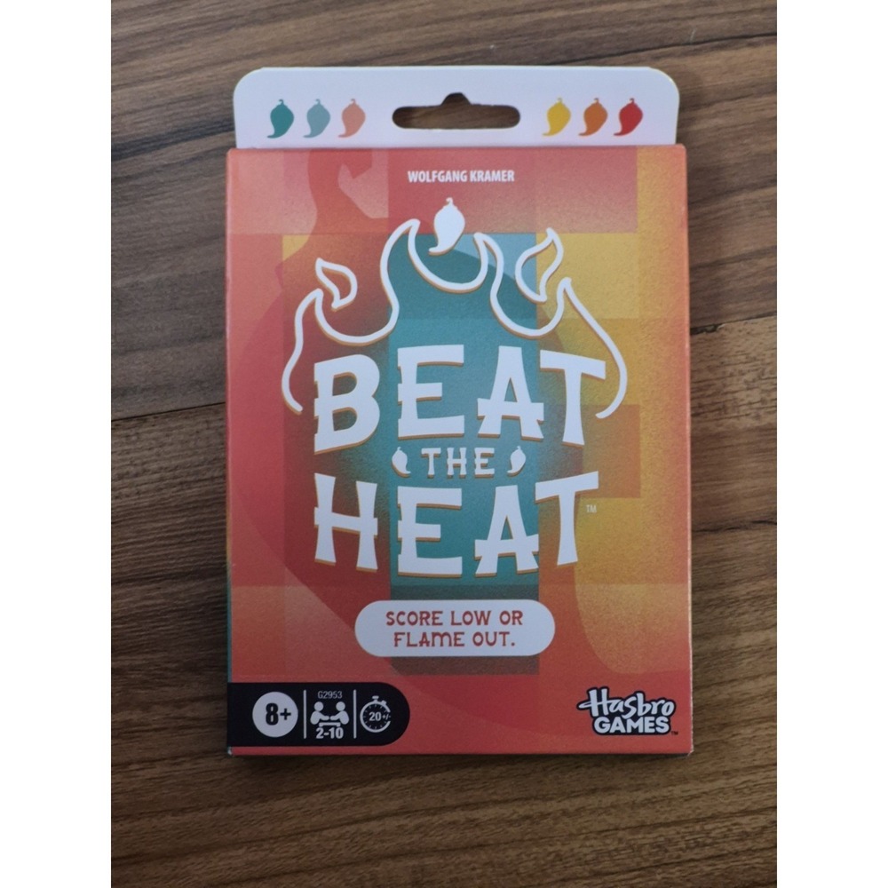 Hasbro Beat The Heat Family Strategy Card Game Wolfgang Kramer G2953 Take5 New